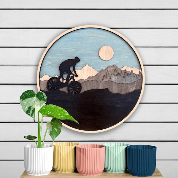 Mountain Bike Wall Art Etsy
