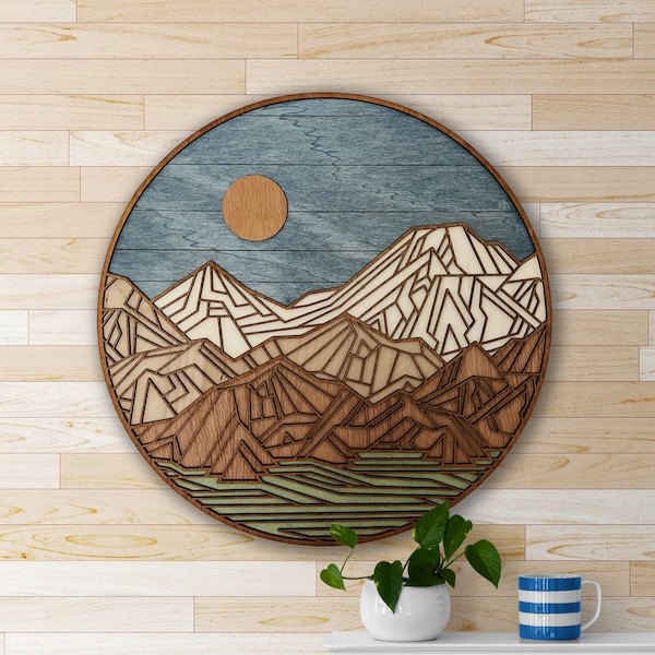 Circular Wall Art Etsy