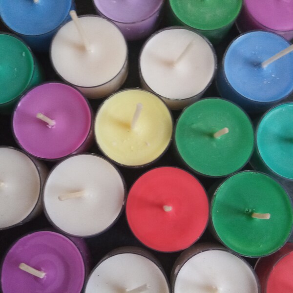 Natural Tea Lights Etsy UK