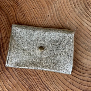 Porte-monnaie, portefeuille, pochette en cuir image 4