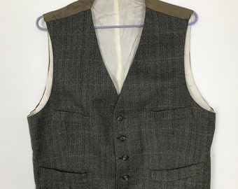 Vintage tweed waistcoat - hunting ware