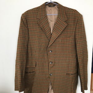 Vintage geruit tweed jasje - Saxon Hawk van Saville Row