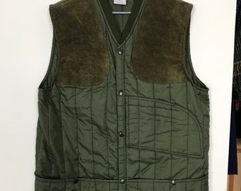 Beavers of Bolton quilted vest - vintage hunting ware