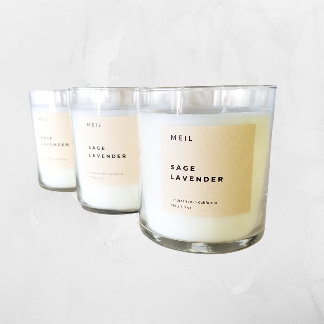 Sage Lavender Calm Relaxing Scent Stress Relief Meditation Self Care