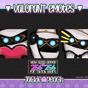 VALORANT emotes CYPHER PACK for Twitch / Discord / Youtube