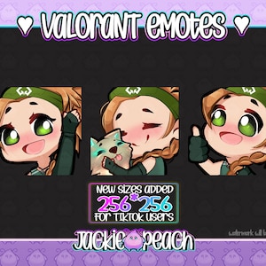 VALORANT emotes SKYE PACK for Twitch / tiktok / Discord / Youtube