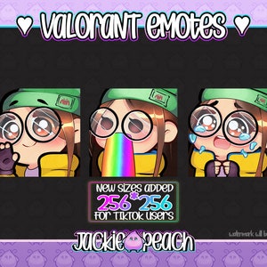 VALORANT emotes KILLJOY PACK for Twitch / Discord / Youtube