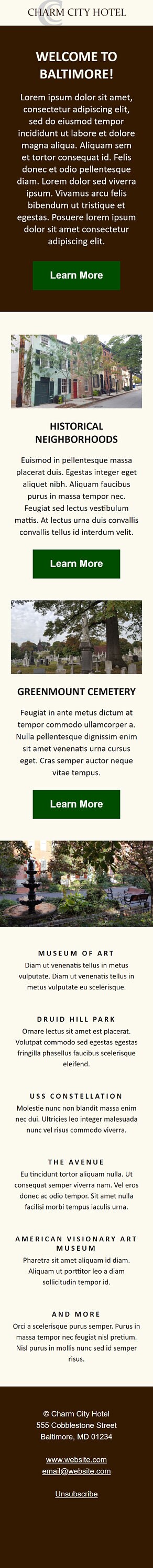 Multi-purpose HTML Email Template - Etsy