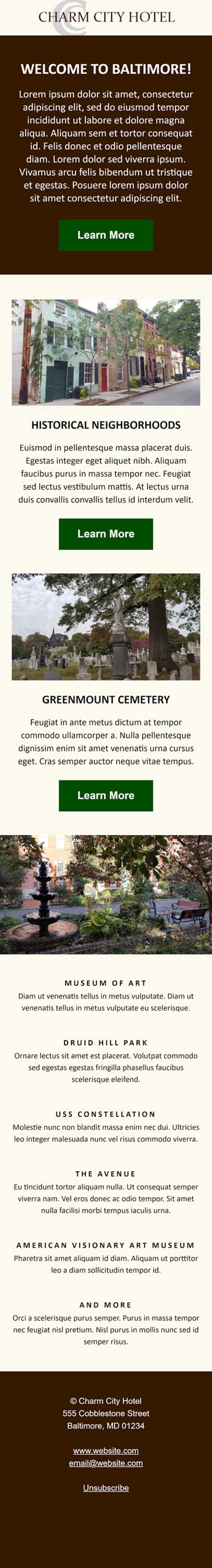 Multi-purpose HTML Email Template - Etsy