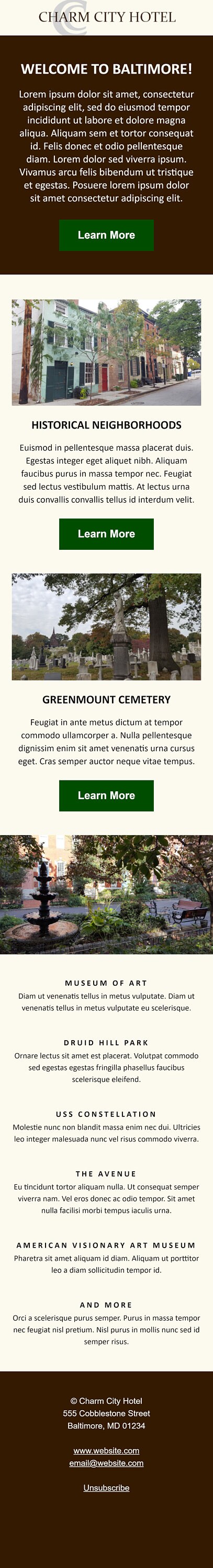 Multi-purpose HTML Email Template - Etsy