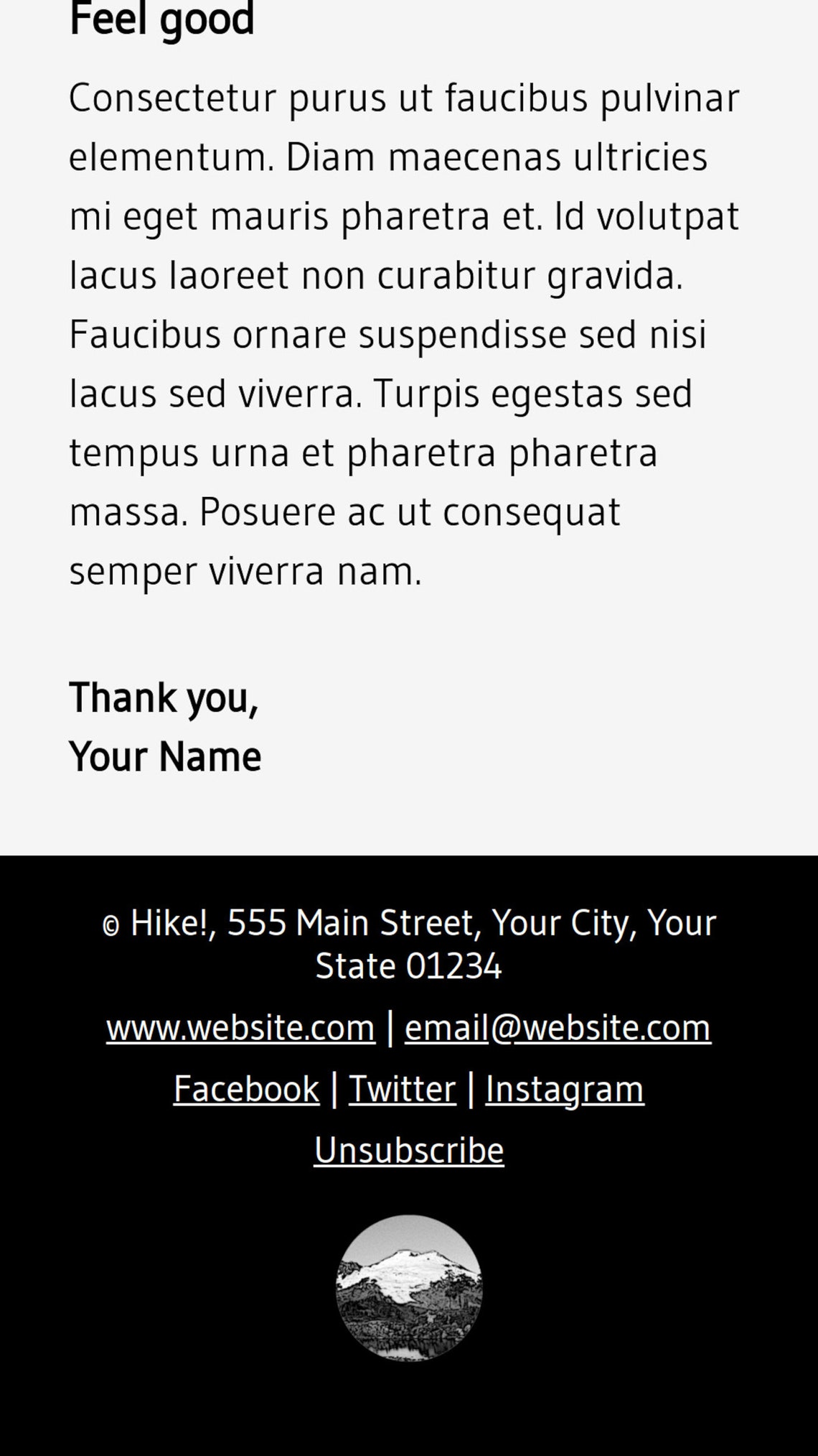 Responsive HTML Email Newsletter Template Etsy