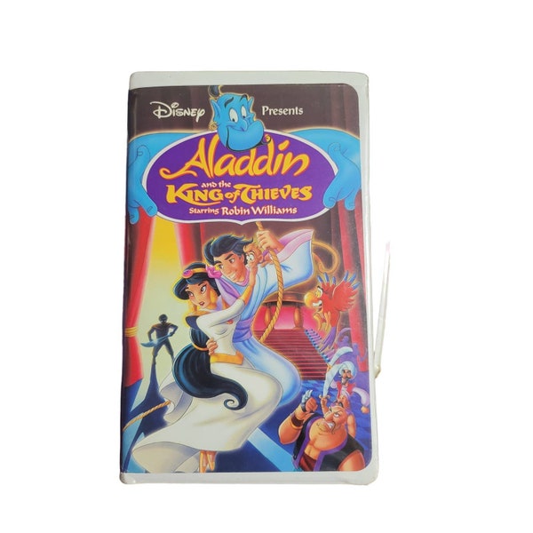 Aladdin and the King of Thiefs, Disney Animated Movie, VHS Film