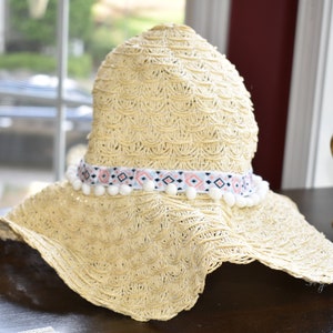 Open Weave Straw Hat 