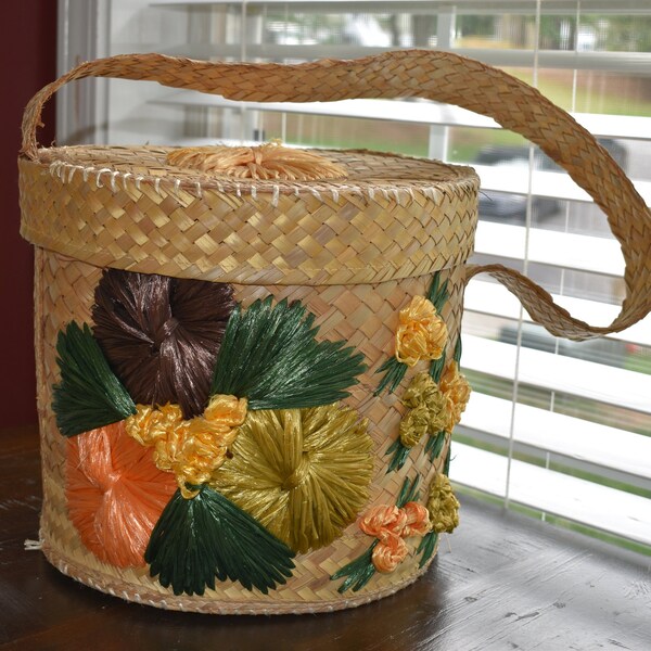Woven Basket Purse Etsy
