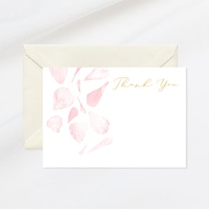 Petals Thank You Card 3.5"x5"