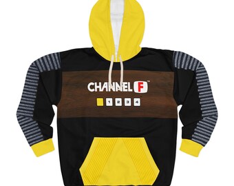 Channel F Unisex Pullover Hoodie (AOP)