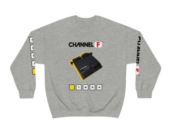 Channel F Unisex Heavy Blend Crewneck Sweatshirt