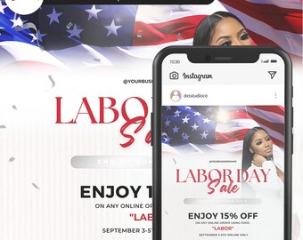 LABOR DAY TEMPLATE | template, Sale flyer, Holiday sale flyer, Beauty sale, Wax Flyer, Lash Flyer, Makeup Flyer, Hair Flyer, Business Flyer