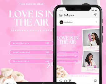 Flyer February Sale Special Template Books Open Flyer Brazilian Wax Sale Template Canva Editable Flyer Valentines Day Nail Sale Flyer Ig
