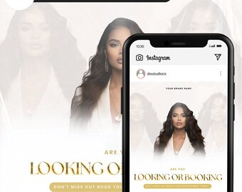 AUGUST BOOKINGS FLYER | Books Open Flyer, Looking or Booking Flyer, Waxing Template Flyer, Instagram Template Flyer, Lash Flyer, Hair Flyer