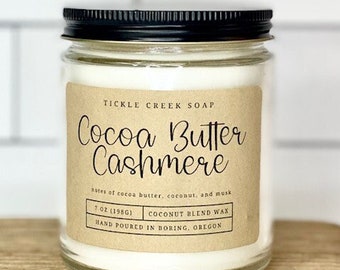 Handmade Scented Candle Gift Eco-Friendly Vegan Candle Coconut Apricot Candle Housewarming Gift Idea for Mother’s Day Candle Gift for Her