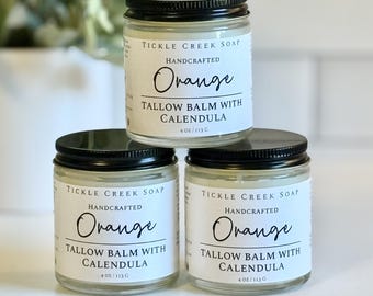 Grass Fed Tallow Balm for Skin Care Product for Baby Safe Moisturizer for Face Cream Natural Healing Salve for Eczema Relief Cream for Body