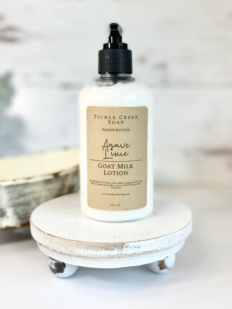 Goat Milk Lotion Handmade Moisturizer Natural Skincare Sensitive Skin Care Farm Fresh Long Lasting Hydrating Body Lotion Eco Friendly Beauty Artisanal Skincare Organic Body Care Unique Scented Lotion