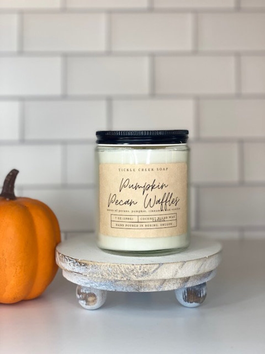 HOLIDAY Candles, FALL Candles, Small Batch Candle, Coconut Apricot Wax Candle, Handpoured