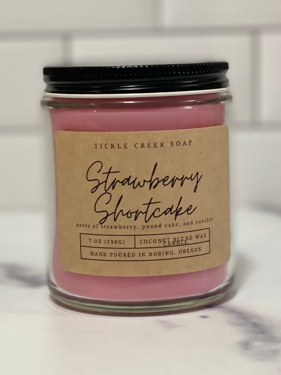 Strawberry Shortcake Candle