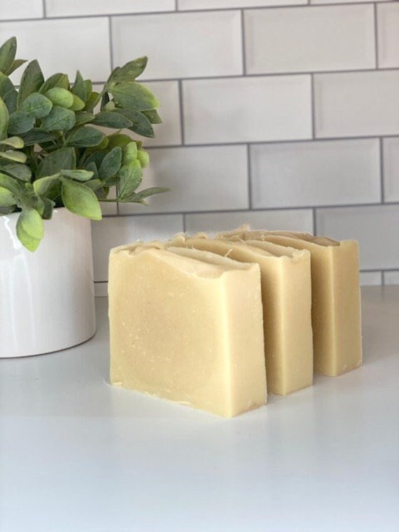 Lemongrass & Sage Goat Milk Soap, Cold Process Soap, Handmade Soap, Natural Soap, Moisturizing Soap, Small Batch Soap