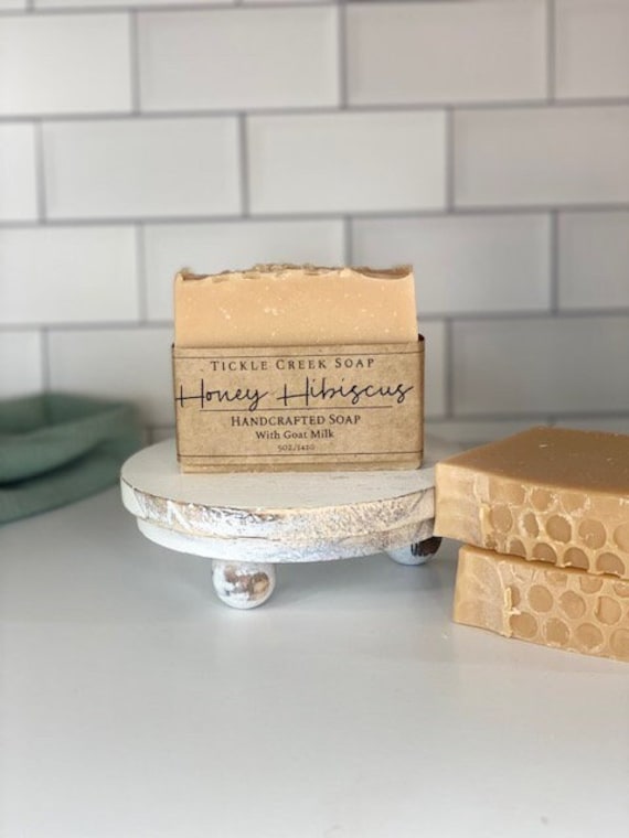 Honey Hibiscus Goat Milk Soap