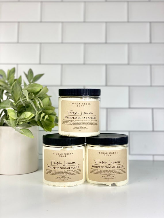 Lemon Whipped Sugar Scrub