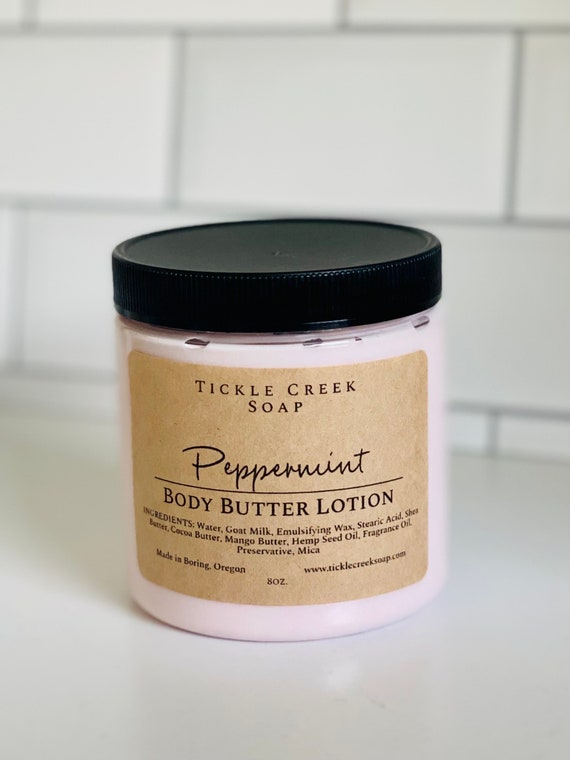 Peppermint Goat Milk Body Butter Lotion