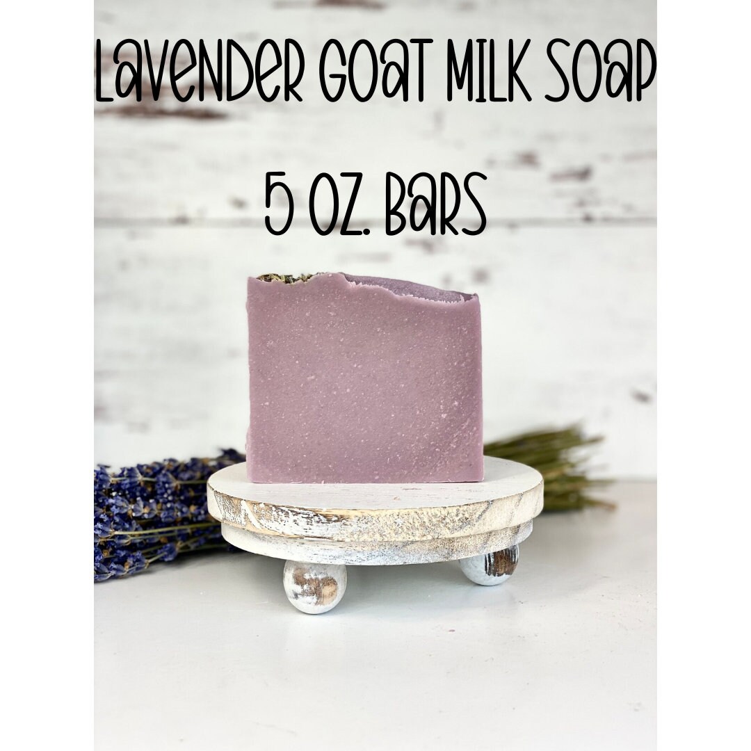 Lavender Goat Milk Soap Bar Cold Process Soap Handmade Soap Natural ...
