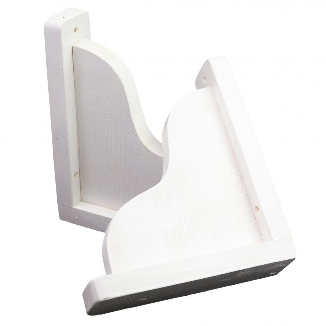 15cm Set of 2 Pine Wood Shelf Brackets Mounted Rack Support Etsy UK