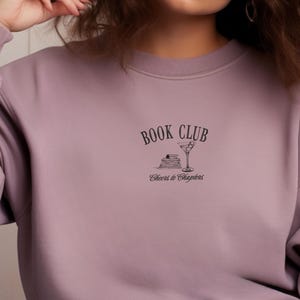 Club de lectura - Sudadera bordada Paragon/Lavanda Paragon