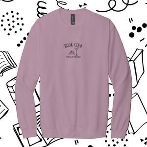 Club de lectura - Sudadera bordada Paragon/Lavanda imagen 6