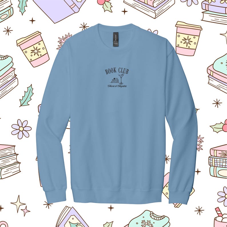 Club de lectura - Sudadera bordada Paragon/Lavanda imagen 7