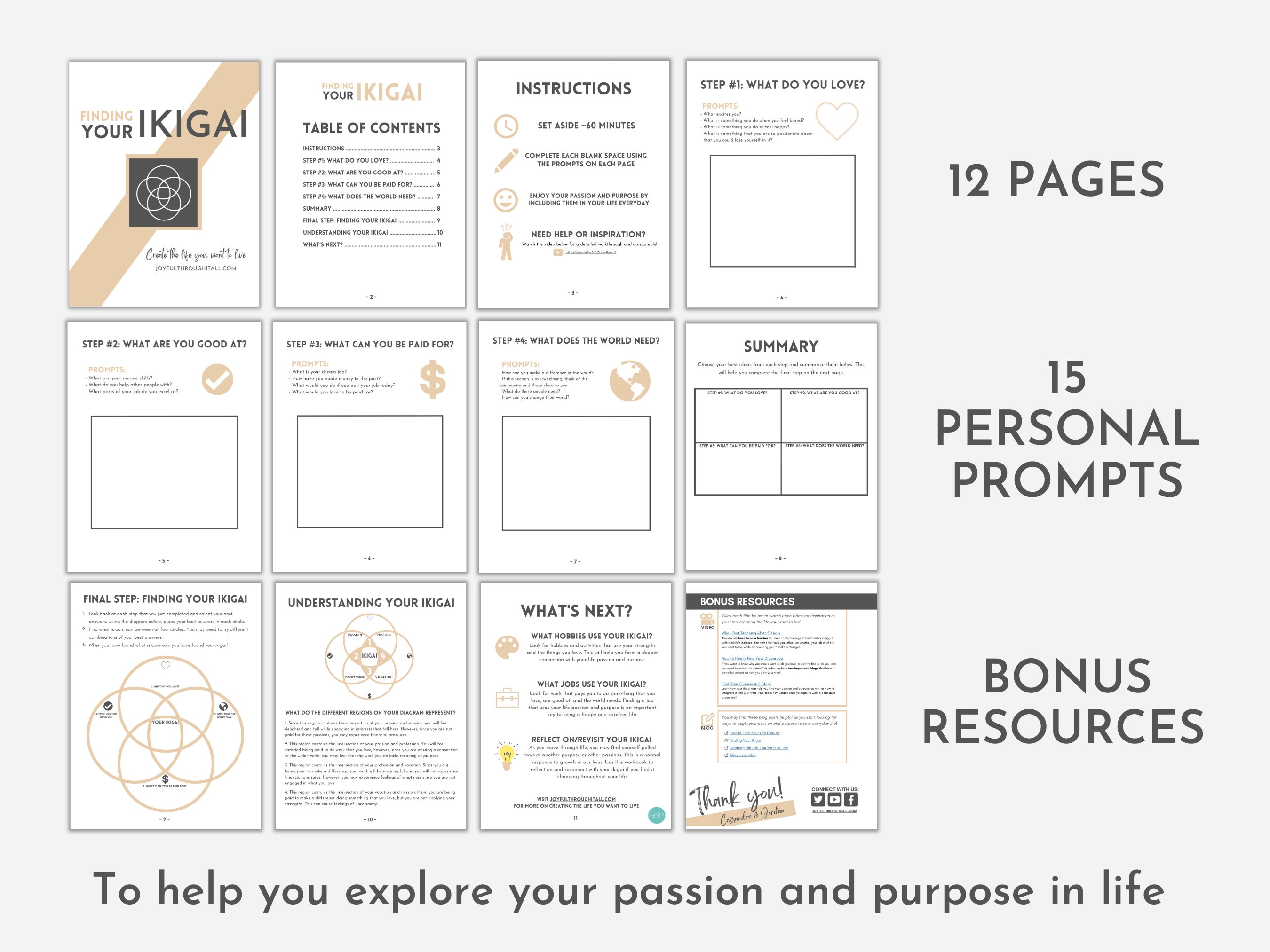 find-your-ikigai-printable-worksheet-ikigai-planner-ikigai-worksheet