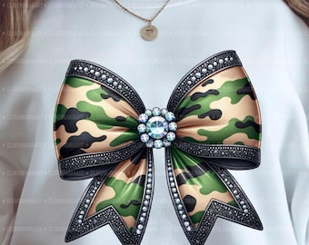 Camouflage Bow Png, Camo Bow Png, Duck Hunting Png, Camo Girl Png, Deer Hunting Png, Bottomland Camo Bow Png, Coquette Hunting Png
