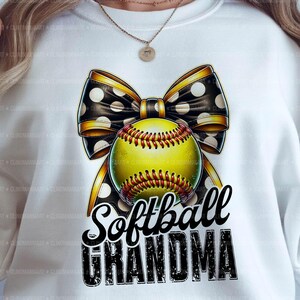 Softball Oma Png, Polka Dot Bogen Png, Baseball Mama Png, Spieltag Png, Stolze Oma Png, Softball Png, Softball Shirt, trendiger Softball