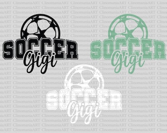 Soccer Gigi SVG: Sports Fan Design (Digital Download)
