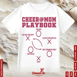 Cheer Mom Playbook Svg, Funny Cheer Mom Png, Cheerleader Mom Svg, Cheer Lover Svg, Cheer Season Svg, Cheerleading Svg, Cheer Shirt Svg