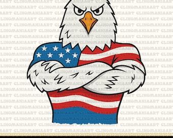 Patriotic Eagle Png, 4th of July Sublimation Png, America Flag Eagle Png, USA Coquette Png, Patriotic Shirt Png, Red White Blue Eagles Png