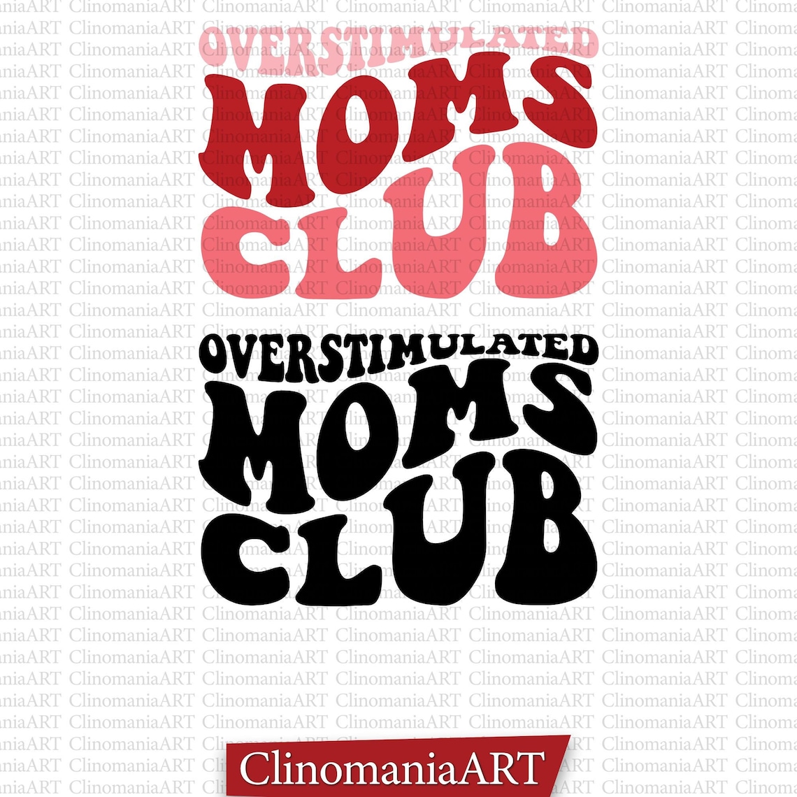 Overstimulated Moms Club Svg Moms Club Svg Overstimulated - Etsy