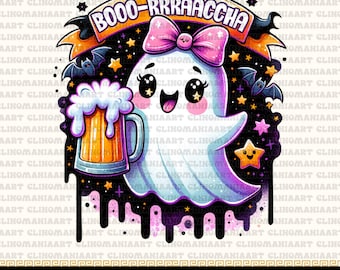Boo Rracha Png, Halloween Ghost Png,  Drunk Ghost Png, Funny Halloween Png, Spanish Ghost Png, Mexican Halloween Png, Latino Halloween Png
