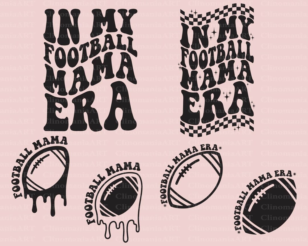 In My Football Mama Era Svg, Football Mom Svg, Football Lover Svg