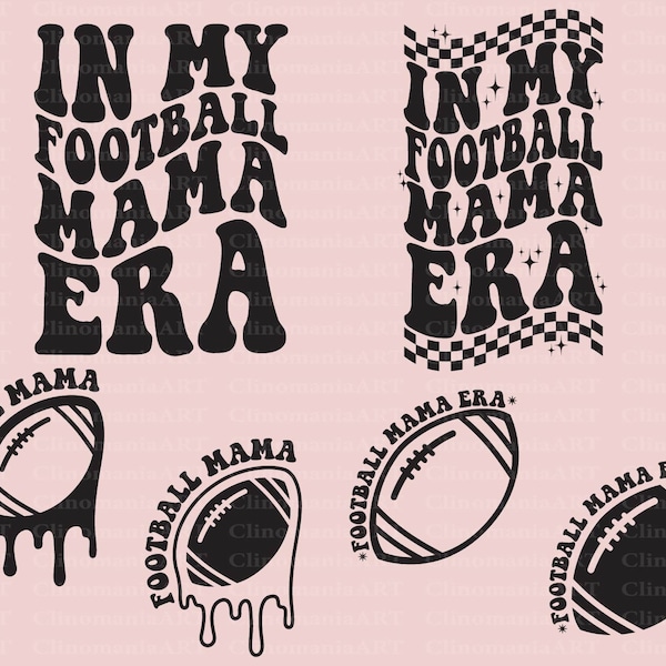 In My Football Mama Era Svg, Football Mom Svg, Football Lover Svg, Football Png, Football Shirt Svg, Sports Mom Svg, In My Mom Era Svg