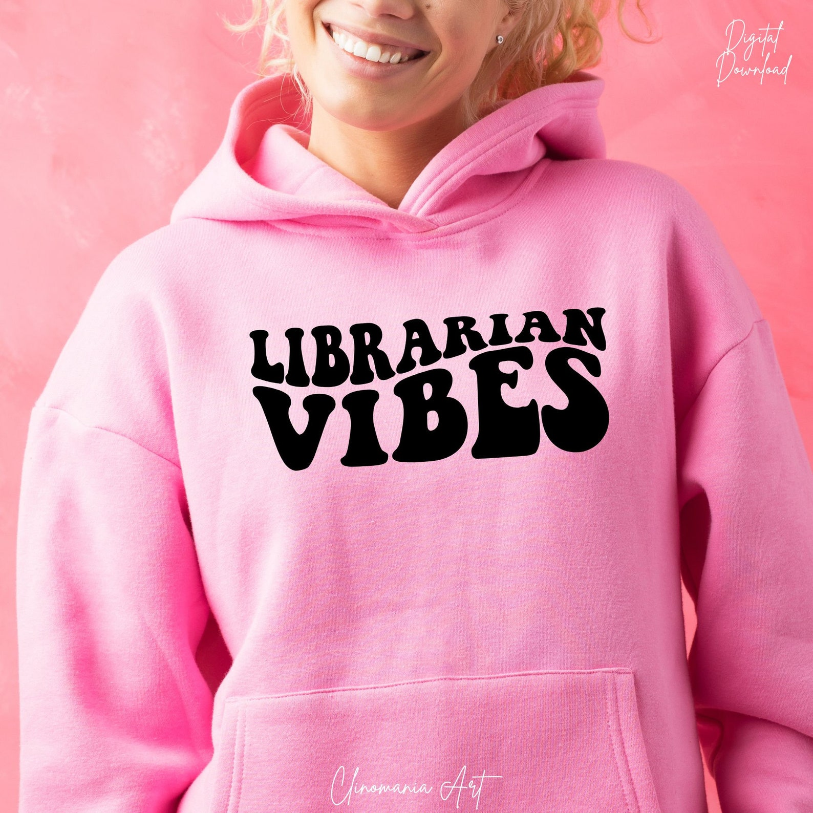 Librarian Vibes Svg Librarian Svg School Librarian Svg Etsy