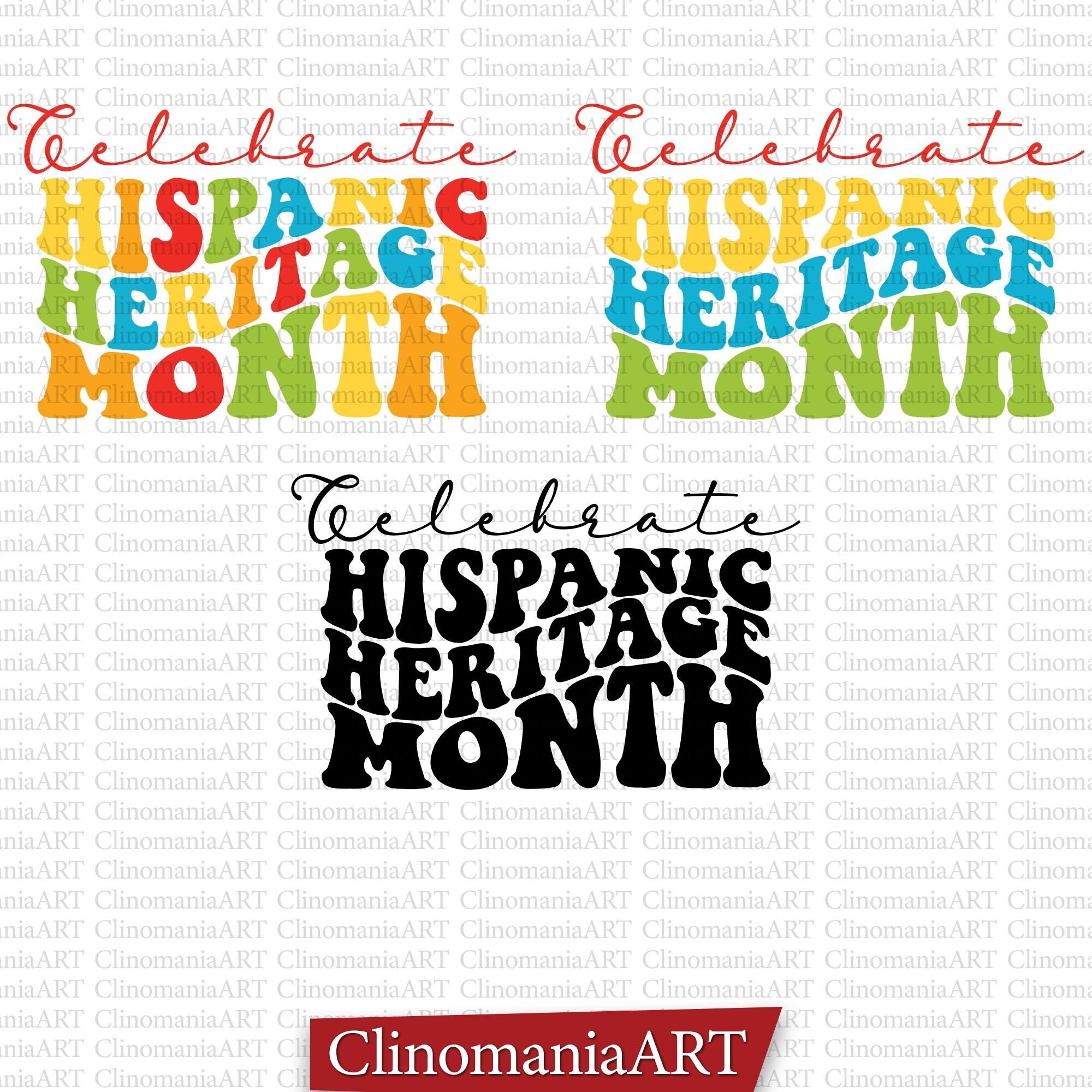 Celebrate Hispanic Heritage Month Svg Hispanic Heritage Svg Etsy